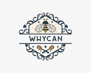 Organic Honeybee Farm Logo