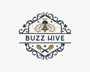 Organic Honeybee Farm logo design
