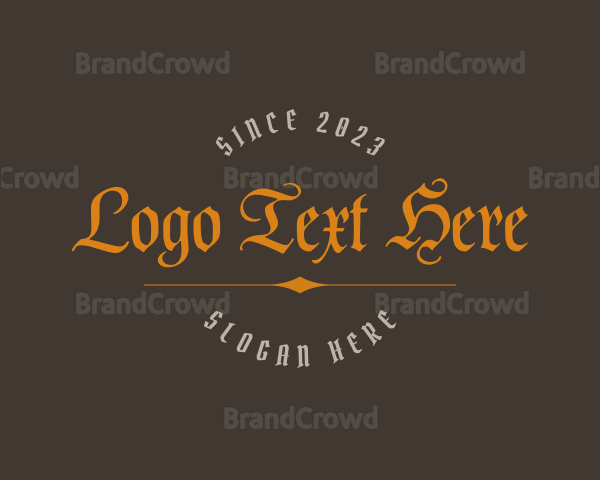 Gothic Medieval Business Logo