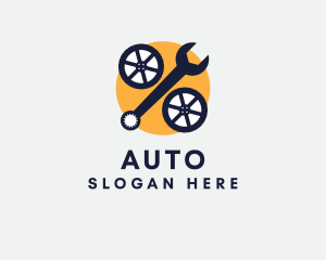 Tools - Mechanic Wheel Wrench logo design