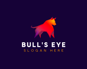 Bison Bull Animal logo design