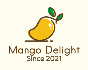Mango - Ripe Mango Fruit logo design