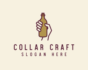 Handheld Beer Bottle logo design