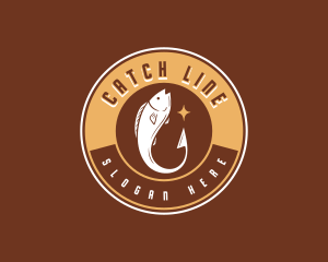 Hook - Fish Hook Aquarium logo design