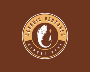 Fish Hook Aquarium logo design