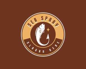 Fish Hook Aquarium logo design