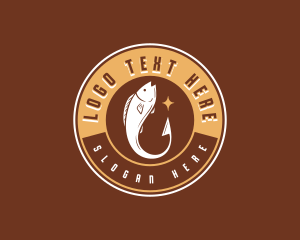 Restaurant - Fish Hook Aquarium logo design