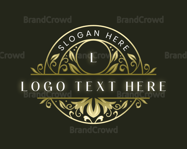 Luxury Floral Boutique Logo