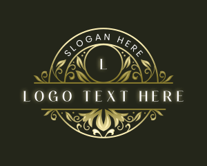 High End - Luxury Floral Boutique logo design