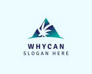 Weed Leaf Mountain Logo