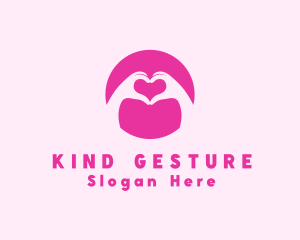 Gesture - Love Dating Hand logo design