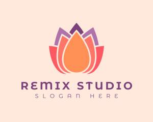 Yoga Lotus Studio logo design