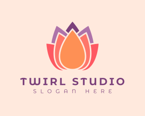 Yoga Lotus Studio logo design