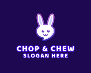 Cute - Cute Bunny Chat logo design