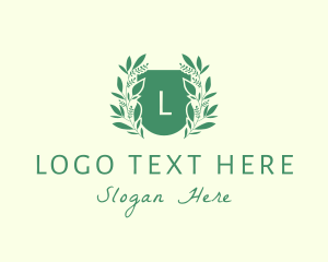 Vegetarian - Eco Nature Spa logo design