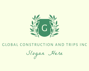 Vegan - Eco Nature Spa logo design