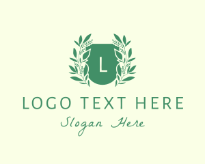 Shield - Eco Nature Spa logo design