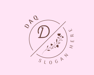 Garden - Dainty Floral Feminine Cosmetics logo design