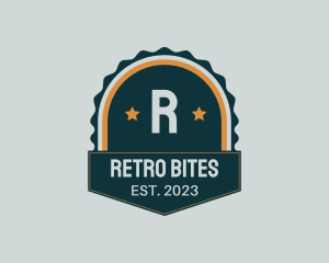 Retro Hipster Diner logo design