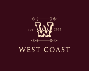 Wrought Iron Western Ranch logo design