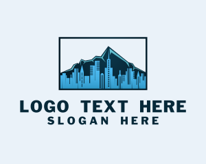 Residential - Urban City Mountain logo design