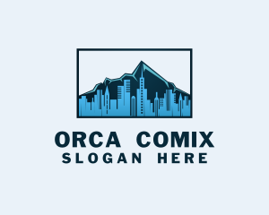 Eco Friendly - Urban City Mountain logo design