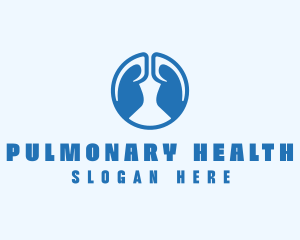 Pulmonary - Respiratory Lungs Healthcare logo design