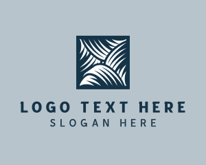 Floor - Waves Tile Pattern logo design