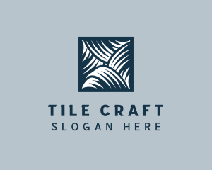 Waves Tile Pattern logo design