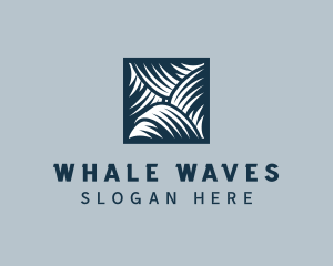 Waves Tile Pattern logo design