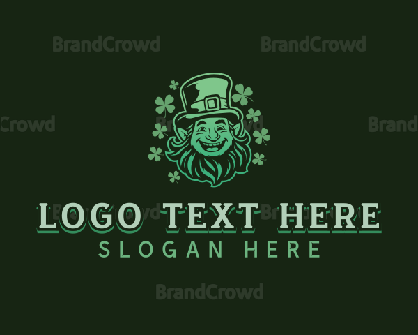 Lucky Irish Leprechaun Logo