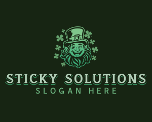 Lucky Irish Leprechaun Logo