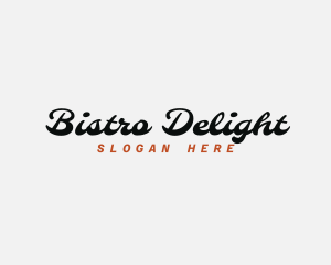 Retro Cursive Business logo design