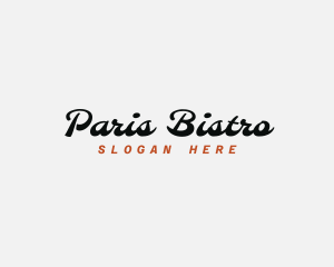 Retro Cursive Business logo design