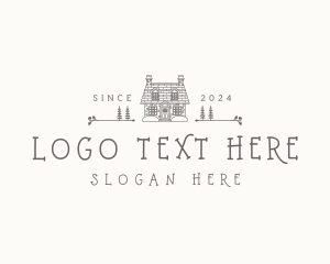 Home Decor - Rustic House Homestead logo design