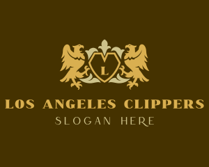 Eagle Shield Heraldry logo design