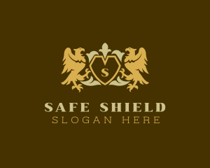 Eagle Shield Heraldry logo design