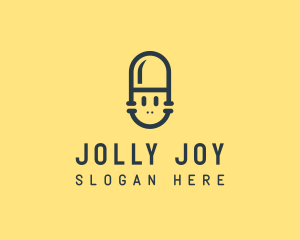 Jolly - Happy Pill Letter A logo design