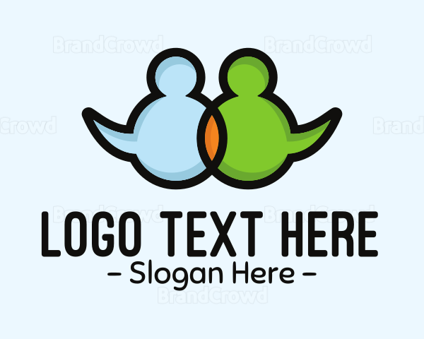 Social Network Communication Logo
