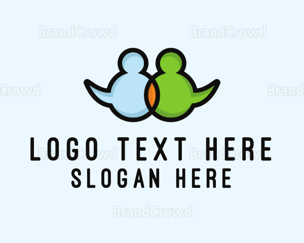 Social Network Communication Logo