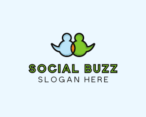 Social Network Communication logo design