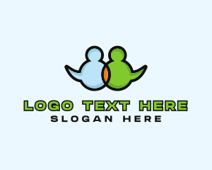 Social Network Communication logo design