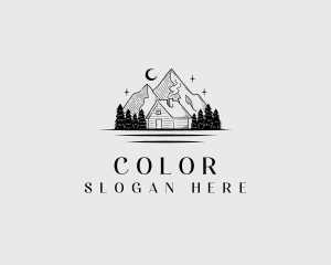 Exploration Mountain Cabin Logo