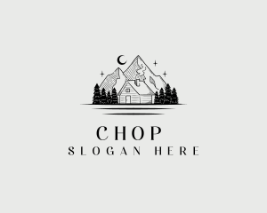 Exploration Mountain Cabin Logo