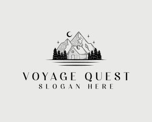Exploration - Exploration Mountain Cabin logo design