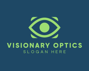 Optometry - Green Eye Clinic logo design