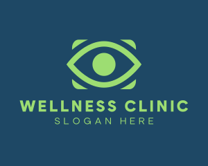 Clinic - Green Eye Clinic logo design