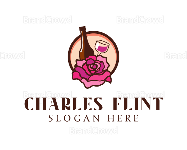 Wine and Rose Bar Logo