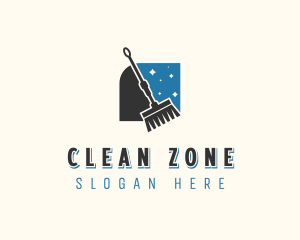 Sanitary - Sanitary Housekeeping Broom logo design