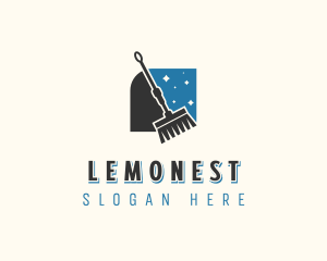 Sanitary - Sanitary Housekeeping Broom logo design